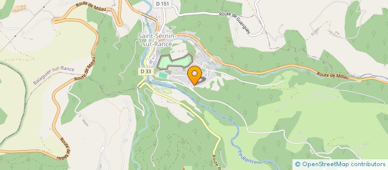 localisation de l'entreprise COMITE DEPARTEMENTAL DU TARN ET GARONNE DE LA FEDERATION FRANCAISE DES PECHES SPORTIVES  SAINT-SERNIN-SUR-RANCE