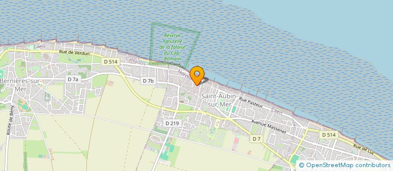 localisation de l'entreprise COMITE DEPARTEMENTAL DU TIR DE CALVADOS  SAINT-AUBIN-SUR-MER