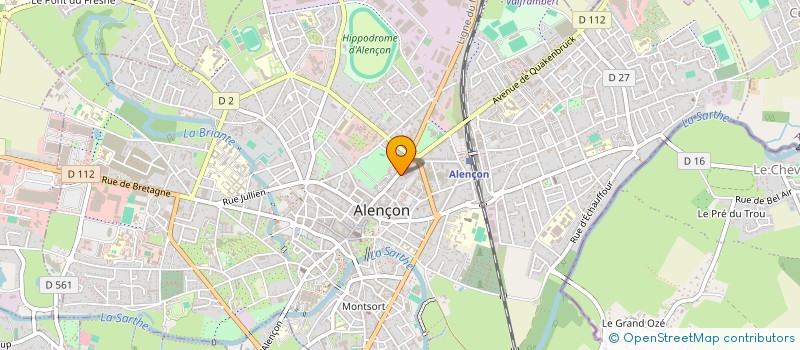 localisation de l'entreprise COMITE DEPARTEMENTAL DU TOURISME à ALENCON
