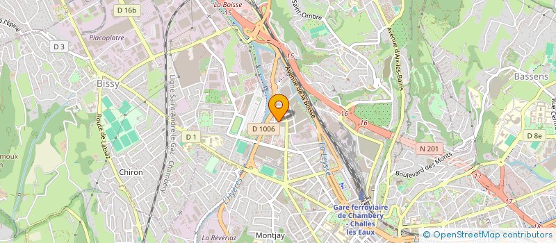 localisation de l'entreprise COMITE DEPARTEMENTAL DU TOURISME DE LA SAVOIE  CHAMBERY