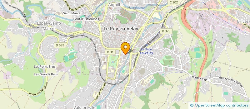 localisation de l'entreprise COMITE DEPARTEMENTAL EPGV DE HAUTE LOIRE à LE PUY-EN-VELAY
