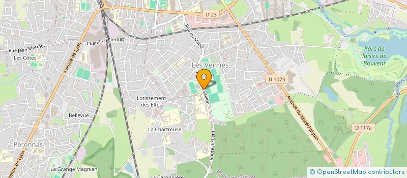 localisation de l'entreprise COMITE DEPARTEMENTAL EQUITATION DE L'AIN à BOURG-EN-BRESSE