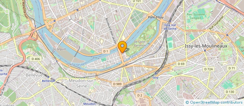 localisation de l'entreprise COMITE DEPARTEMENTAL ESCRIME HAUTS SEINE à ISSY-LES-MOULINEAUX