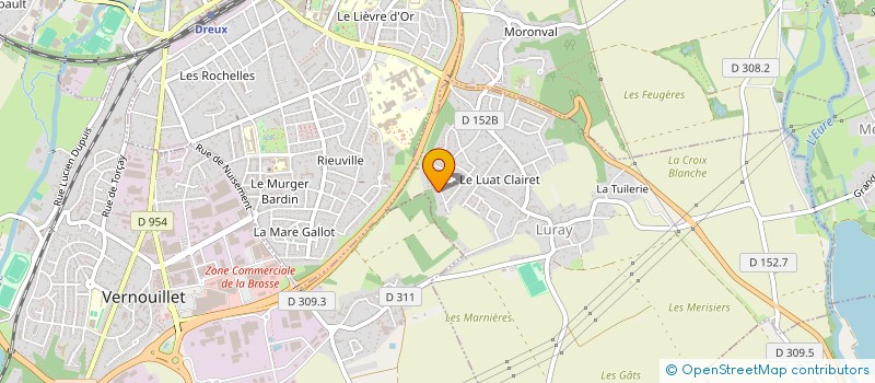 localisation de l'entreprise COMITE DEPARTEMENTAL EURELIEN DE BOXE à LURAY