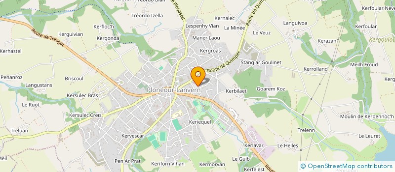 localisation de l'entreprise COMITE DEPARTEMENTAL GALOCHE BIGOUDENE  PLONEOUR-LANVERN