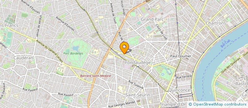 localisation de l'entreprise COMITE DEPARTEMENTAL HANDISPORT GIRONDE à BORDEAUX