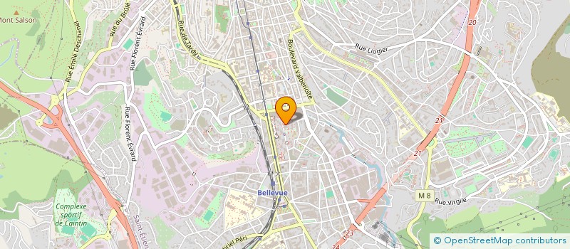 localisation de l'entreprise COMITE DEPARTEMENTAL HANDISPORT LOIRE  SAINT-ETIENNE