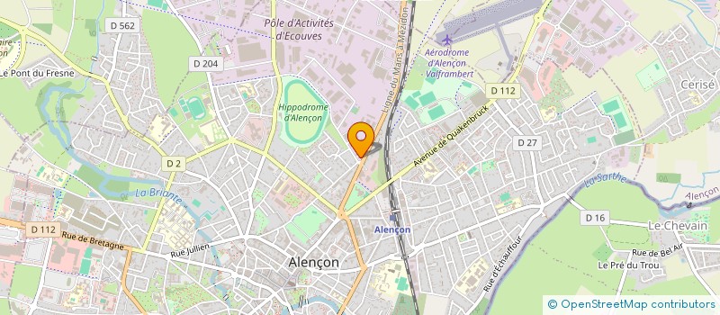 localisation de l'entreprise COMITE DEPARTEMENTAL HANDISPORT ORNAIS à ALENCON