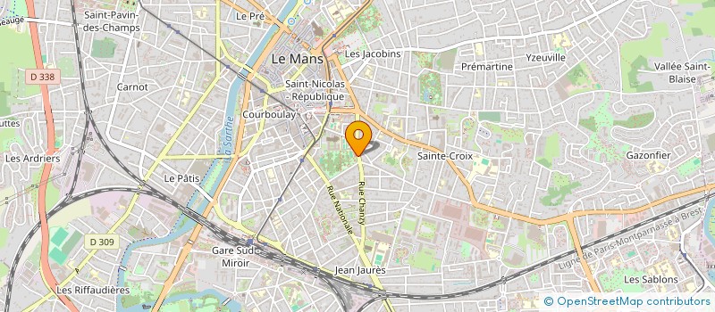 localisation de l'entreprise COMITE DEPARTEMENTAL JEUNESSE PLEIN AIR à LE MANS