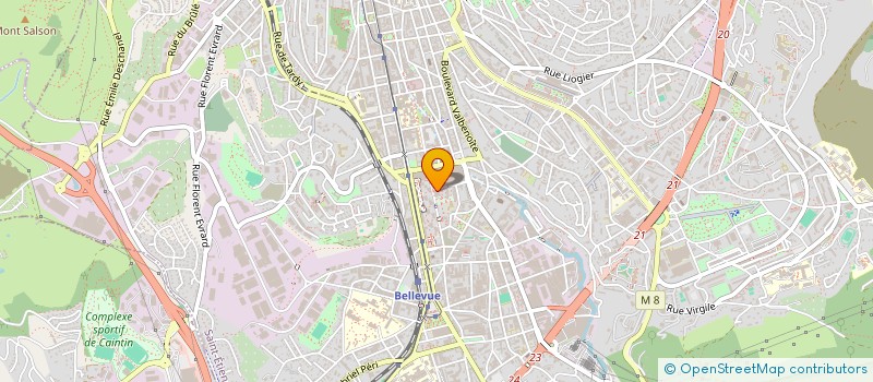 localisation de l'entreprise COMITE DEPARTEMENTAL LOIRE BADMINTON  SAINT-ETIENNE