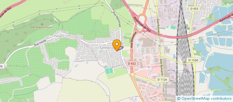 localisation de l'entreprise COMITE DEPARTEMENTAL MOSELLAN DE COURSE D'ORIENTATION  SEMECOURT