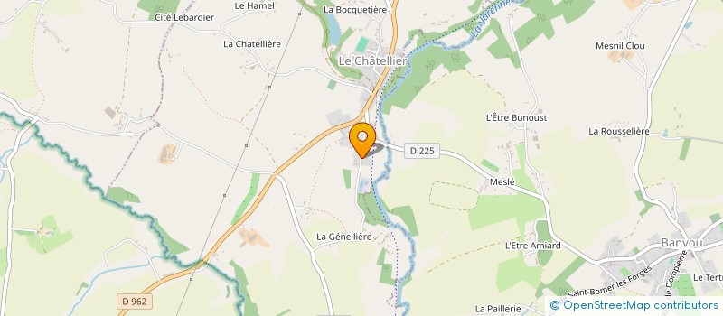 localisation de l'entreprise COMITE DEPARTEMENTAL MOTOCYCLISME DE L'ORNE à LE CHATELLIER