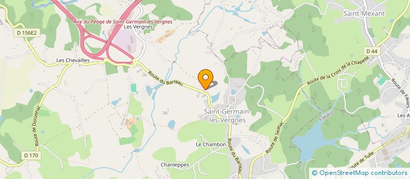 localisation de l'entreprise COMITE DEPARTEMENTAL MOTOCYCLISTE  TULLE