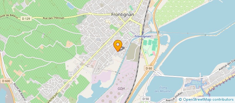 localisation de l'entreprise COMITE DEPARTEMENTAL MOTOCYCLISTE DE L'HERAULT à FRONTIGNAN