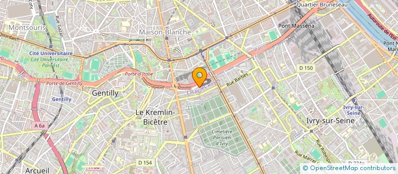 localisation de l'entreprise COMITE DEPARTEMENTAL MOTOCYCLISTE DU VAL-DE-MARNE  VILLECRESNES