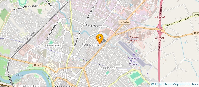 localisation de l'entreprise COMITE DEPARTEMENTAL NATATION 82  MONTAUBAN