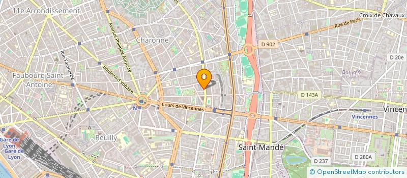 localisation de l'entreprise COMITE DEPARTEMENTAL PARISIEN DES ECHECS  PARIS