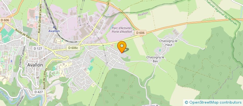 localisation de l'entreprise COMITE DEPARTEMENTAL PECHE AU COUP DE L YONNE à AVALLON
