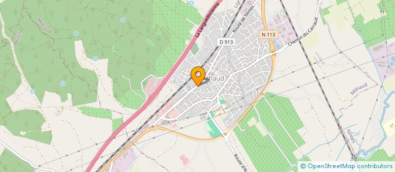 localisation de l'entreprise COMITE DEPARTEMENTAL RANDONEE PEDESTRE  CLARENSAC