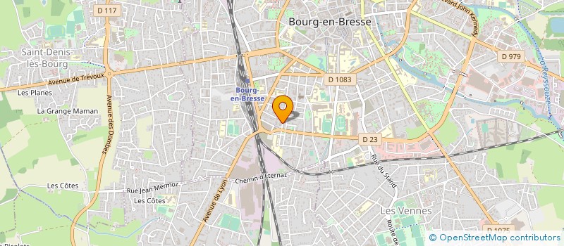 localisation de l'entreprise COMITE DEPARTEMENTAL RANDONNEE PEDESTRE à BOURG-EN-BRESSE