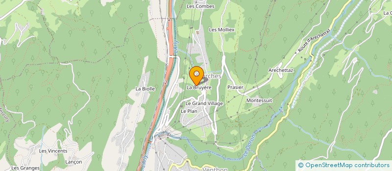 localisation de l'entreprise COMITE DEPARTEMENTAL SAVOIE BALL TRAP  CESARCHES