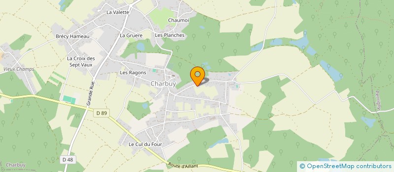 localisation de l'entreprise COMITE DEPARTEMENTAL SPELEOLOGIE YONNE  CHARBUY