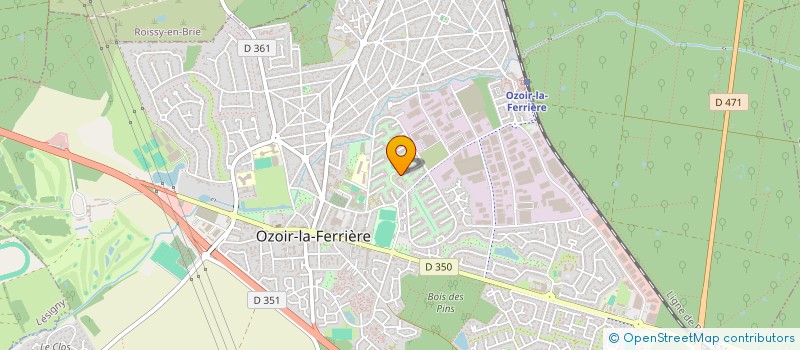 localisation de l'entreprise COMITE DEPARTEMENTAL SPORTS POUR TOUS DE SEINE ET MARNE à OZOIR-LA-FERRIERE