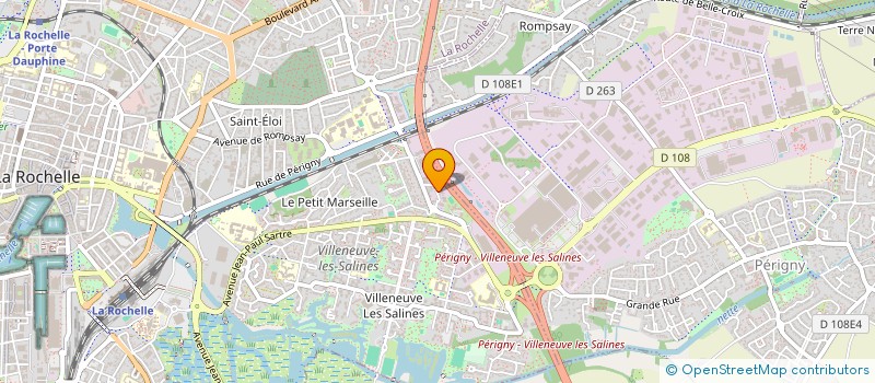 localisation de l'entreprise COMITE DEPARTEMENTAL SQUASH 17 à CHATELAILLON-PLAGE