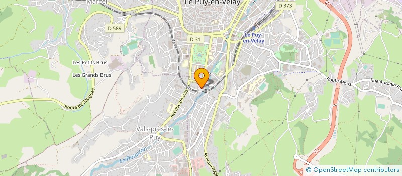 localisation de l'entreprise COMITE DEPARTEMENTAL TENNIS HTE LOIRE à LE PUY-EN-VELAY