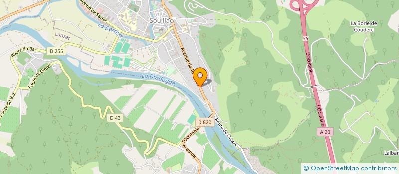 localisation de l'entreprise COMITE DEPARTEMENTAL TENNIS TABLE DU LOT  MERCUES