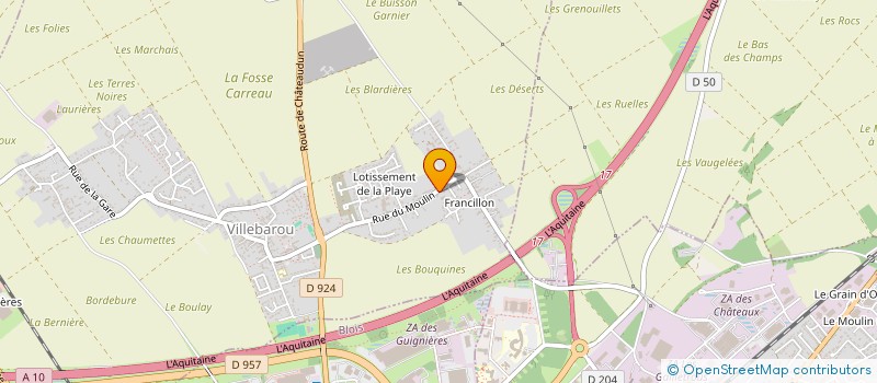 localisation de l'entreprise COMITE DEPARTEMENTAL TIR DU L ET C  VILLEBAROU