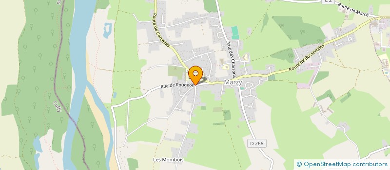 localisation de l'entreprise COMITE DEPARTEMENTAL TWIRLING NIEVRE à MARZY
