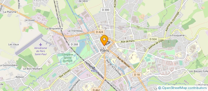 localisation de l'entreprise COMITE DEPARTEMENTAL UFCV à FLERS