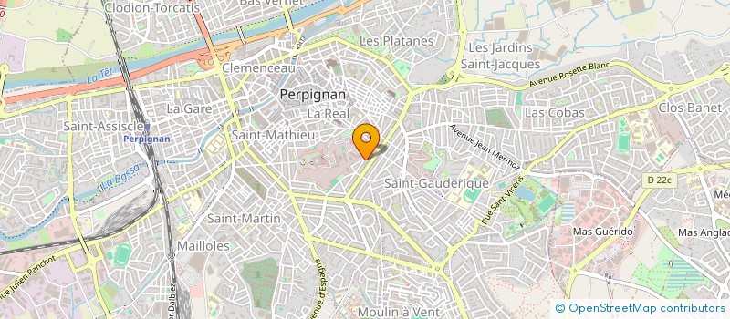 localisation de l'entreprise COMITE DEPARTEMENTAL UFOLEP à PERPIGNAN
