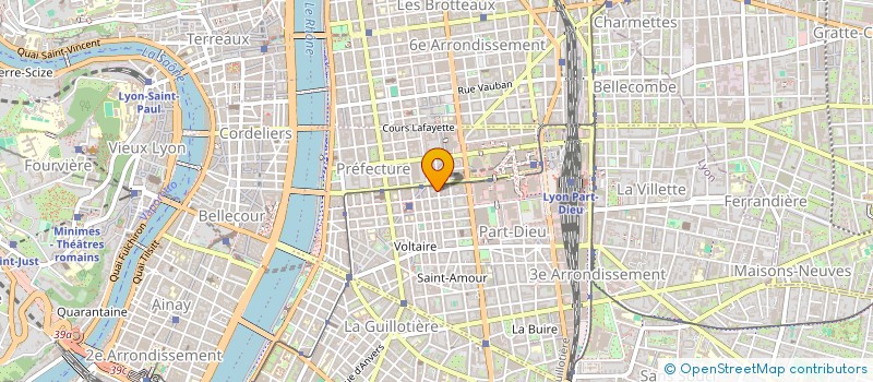 localisation de l'entreprise COMITE DEPARTEMENTAL UFOLEP DU RHONE ET DE LA METROPOLE DE LYON  LYON