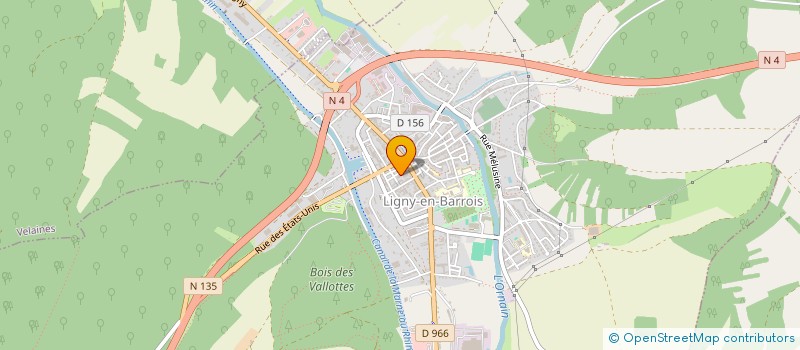 localisation de l'entreprise COMITE DEPARTEMENTAL ULM DE LA MEUSE à LIGNY-EN-BARROIS
