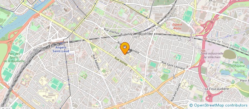 localisation de l'entreprise COMITE DEPARTEMENTAL USEP  ANGERS