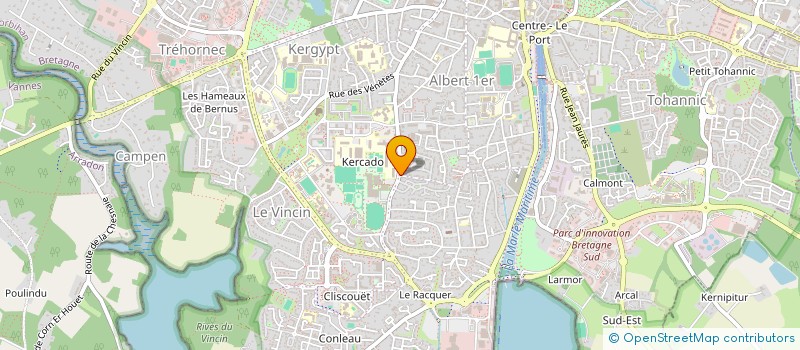 localisation de l'entreprise COMITE DEPARTEMENTALE D'ESCRIME DU 56 à THEIX-NOYALO