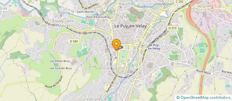 localisation de l'entreprise COMITE DEPARTEMENTALE DE HANDBALL à LE PUY-EN-VELAY