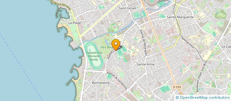 localisation de l'entreprise COMITE DEPARTEMENTALE DES CLUBS UNIVERSITAIRES DES BOUCHES DU RHONE à MARSEILLE