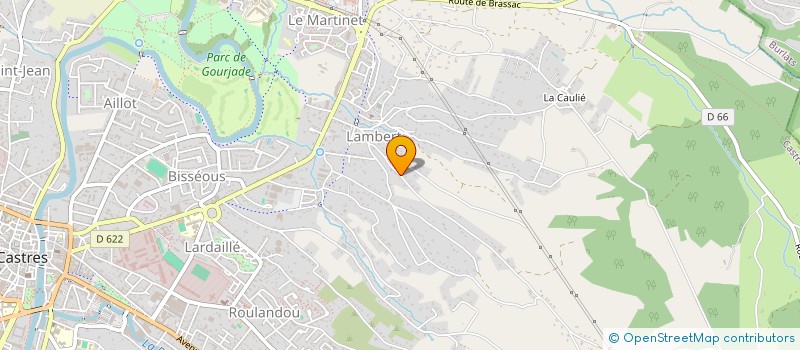 localisation de l'entreprise COMITE DEPARTEMENTALE FNCTA (FEDERATION NATIONALE DES COMPAGNIES DE THEATRE ET D'ANIMATION) DU TARN  CASTRES