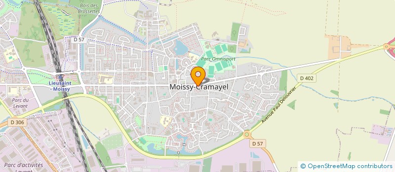 localisation de l'entreprise COMITE DEPARTERMENTAL DE VOL LIBRE SE SEINE ET MARNE à MOISSY-CRAMAYEL