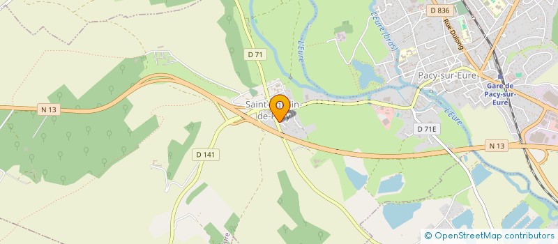 localisation de l'entreprise COMITE DEPT D'EQUITATION DE L'EURE à PACY-SUR-EURE