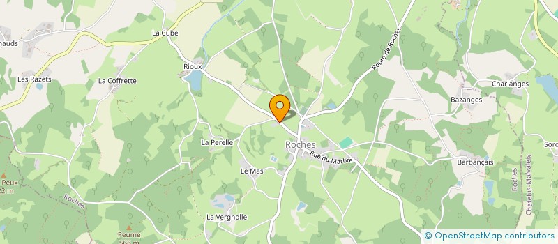 localisation de l'entreprise COMITE DEPT DE LA CREUSE DE SAVATE DE BOXE FRANC DISCIPLINES ASSOCIES à ROCHES
