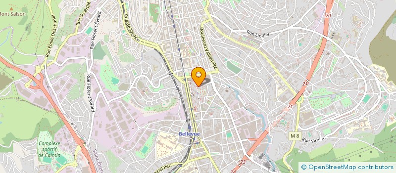 localisation de l'entreprise COMITE DEPT DE TRIATHLON DE LA LOIRE  SAINT-ETIENNE