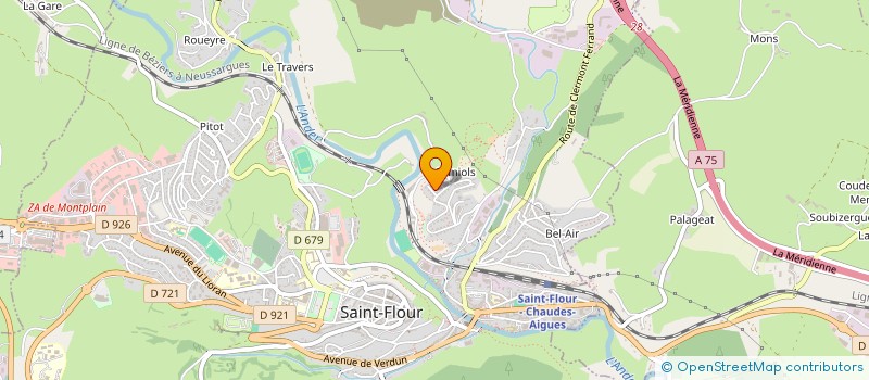 localisation de l'entreprise COMITE DEPT DU CANTAL BASEBALL SOFTBALL à SAINT-FLOUR