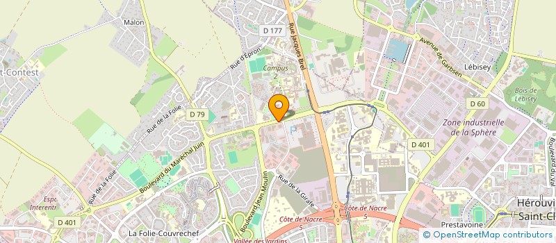 localisation de l'entreprise COMITE DEPT FEDER FRANC MONTAGNE ESCALAD à CAEN