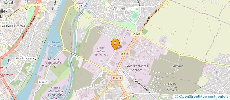 localisation de l'entreprise COMITE DEPT FORMATION AGRICOLE & RURALE à COLOMBELLES