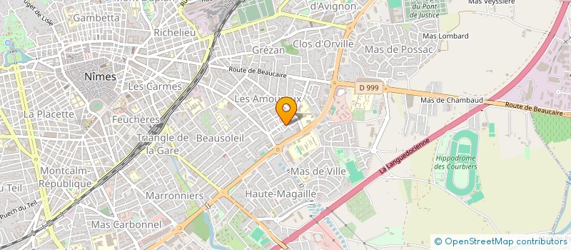 localisation de l'entreprise COMITE DEPT GARD GROUP REGION CARPE LR  NIMES