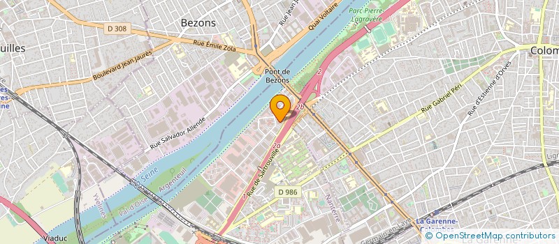 localisation de l'entreprise COMITE DEPT HAUTS DE SEINE BASKET BALL  NANTERRE